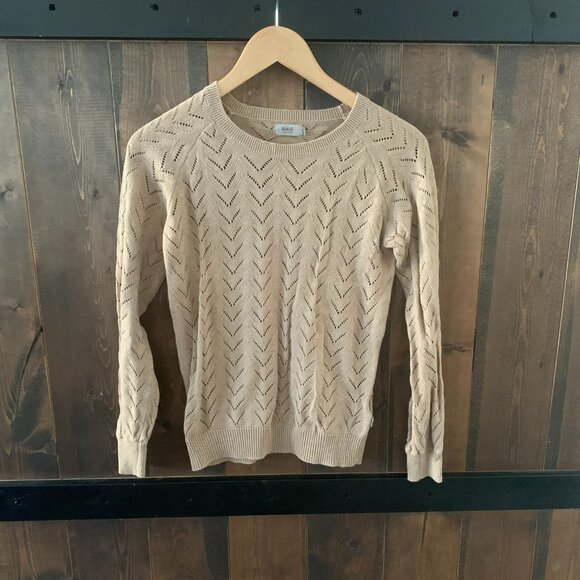 Wheat 100% Organic Cotton Sweater Youth Size 12 - Picture 1 of 7
